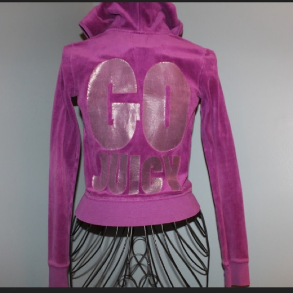 Velour Juicy Couture track jacket